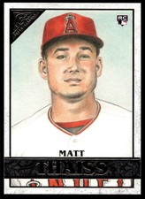 2020 Topps Gallery 29 Matt Thaiss   Los Angeles Angels  RC Baseball Card