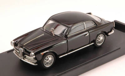 MODELLINO AUTO STATICO BANG ALFA ROMEO GIULIETTA SP 2S STREET 1959 NERO 1:43 - Immagine 1 di 4