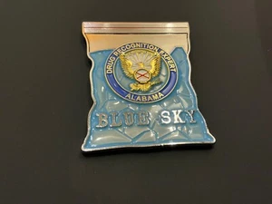 ALABAMA DRUG ENFORCEMENT EXPERT “BLUE SKY”CHALLENGE COIN - Picture 1 of 2