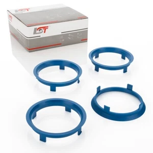 4x Distanziali Anello Anelli di centraggio Blu Cerchi in lega Ø 71,6 ø 66,6 mm - Bild 1 von 6