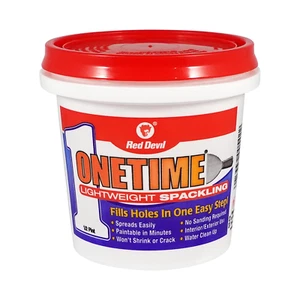 0542 ONETIME Spackle Leggero Riparazione Parete, Spackling per Fori Cartongesso, 1/2 P - Foto 1 di 12