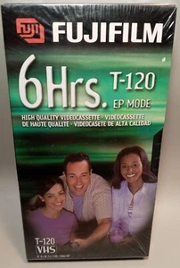 Fujifilm HQ T-120 leere VHS-Kassette neu versiegelt - Bild 1 von 3