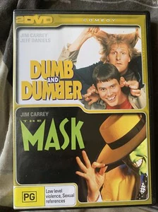 Dumb & Dumber/ The Mask DVD - 2 Disc Set Region 4 JIM CARREY(b74/1)freepost - Picture 1 of 2