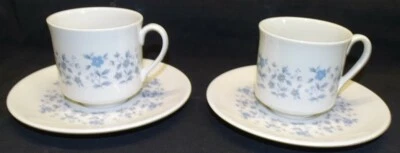Royal Doulton England Galaxy 2 Cups & Saucers  - Image 1 of 4