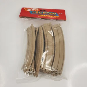 Vintage 1984 Hot Wheels Railroad Curved Track Pack USA HTF - Picture 1 of 3