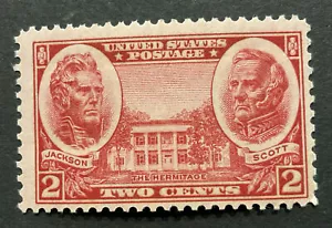 1936 - 1937 U.S.  Sc # 785 General Jackson & Scott Single Stamp MNH  OG - Picture 1 of 2