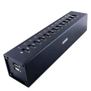 Dyconn PowerHub SuperSpeed 15 porte (13 dati/carica + 2 porte solo ricarica) - Foto 1 di 4