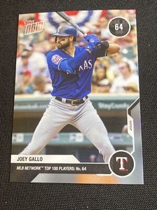 Joey Gallo 2020 Topps Now MLB Network's Top 100 #MN64 - TEXAS RANGERS - PR/491