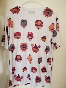 Peanut Butter Gamer PBG GALAXY WRAP AROUND Mens Tshirt SIZE LARGE MARIO STYLE - Picture 1 of 3