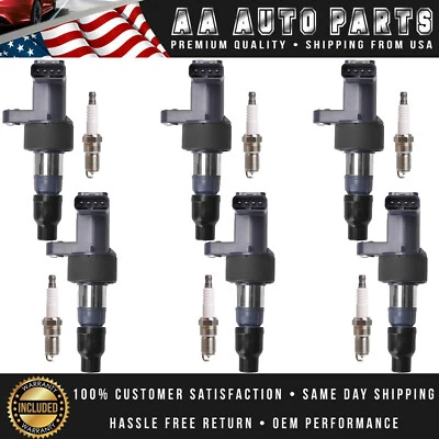 Bobina de encendido y bujía de platino para Jaguar S-Type X-Type 2003-08 3,0 L UF435 Foto 1 de 3