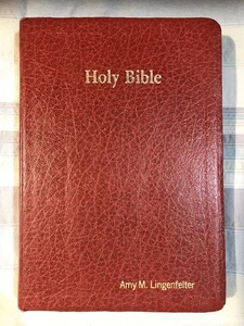 Holy Bible Helps Dictionary-Concordance RSV Revised Standard Version 1971 Leathe - Picture 1 of 9