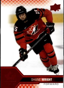 SHANE WRIGHT - Upper Deck - 2022 Team Canada Juniors - Red Parallel - #1 - Picture 1 of 2