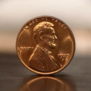 Rare! Uncirculated 1970-D Lincoln 1C  Memorial w/Floating Roof & No FG Errors! - Picture 1 of 3