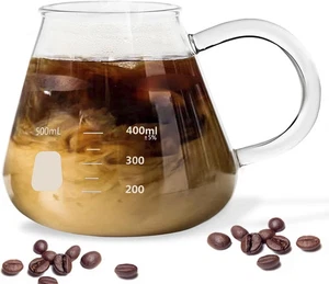 Erlenmeyer Flask Mug - Beaker Coffee Mug with Measurements - Borosilicate Thick - Picture 1 of 5