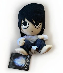 Peluche Death Note L 8" Viz Media bambola anime ufficiale con etichetta Shonen Jump - Foto 1 di 2