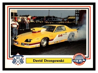 David Drongowski #60 1990 Checkered Flag IHRA - Image 1 of 2