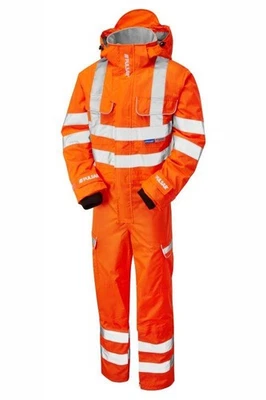 PULSAR® Rail high-visibility waterproof breathable unlined coverall #PR505 - Image 1 of 4