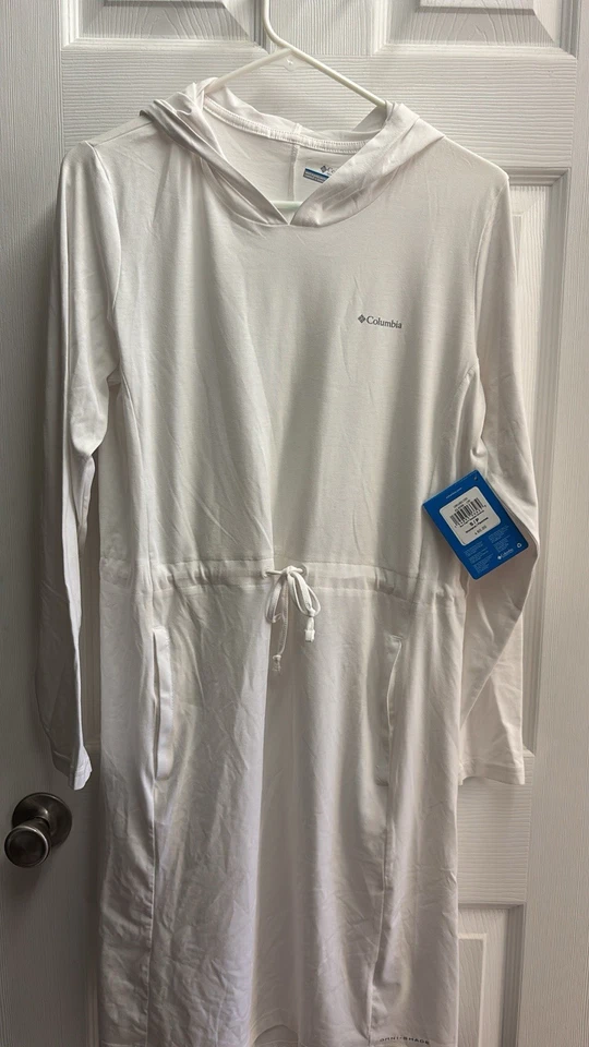 Columbia Nuevo Con Etiquetas Mujer Manga Larga Tenis Vestido O Sobre El Traje De Baño Foto 1 de 1