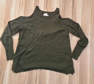 Nuevo con etiquetas Suéter Tasha Para Mujer Ramy Brook Verde Talla L Hombro Frío Cremallera Lateral - Imagen 1 de 9