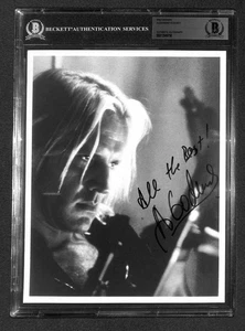 Alexander Godunov "Stirb hart Karl mit Steyr AUG" signiertes Foto 8x10 Auto BAS Beckett - Bild 1 von 2
