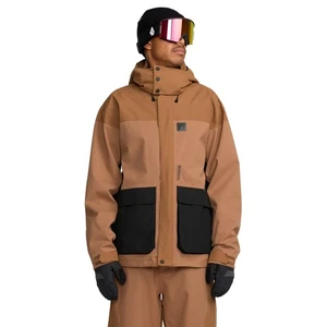 Volcom Kleveland Men's Winter Jacket, Terra Brown, Large - Picture 1 of 8