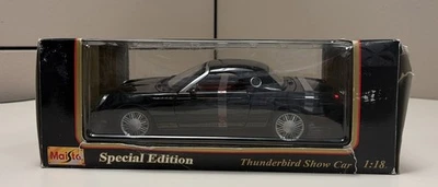 Maisto 31866 Thunderbird Show Car Black Diecast Model Car 1/18 Scale  - Image 1 of 4