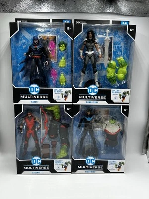 McFarlane Toys DC Multiverse Teen Titans Beast Boy Serie BAF Conjunto Lote Foto 1 de 4