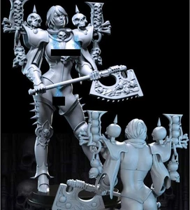 Sisters of Doom - Sythra Nocthym Unpainted 75 mm 1/24 resin figure NSFW - Picture 1 of 2