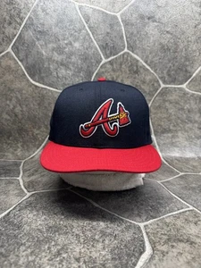 Atlanta Braves Mütze Kappe tailliert Größe 7 3/8 New Era 100 % Wolle 90er Made in USA - Bild 1 von 12