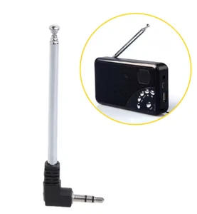 Radio FM Téléphone Portable Soundbox Antenne Télescopique Extensible FM 3,5mm Prise Jack - Photo 1/6
