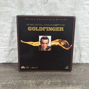 James Bond 007 Goldfinger Deluxe Collector’s Edition LaserDisc LD 3-Disc Set VG - Picture 1 of 5