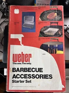 Vintage Weber Grill Grill Grill Zubehör Set #8801 - Bratenhalter, Werkzeughalter, - Bild 1 von 1