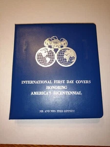 Carpeta de estampillas del primer día internacional en honor al Bicentenario de Estados Unidos - Imagen 1 de 8