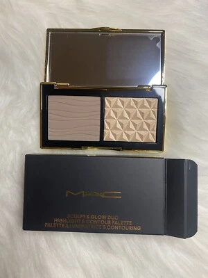 MAC Sculpt&Glow Palette Duo-Double Contour Highlight 2 colors Gleam Omega 3.5g - Image 1 of 3
