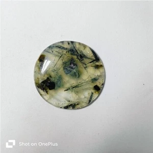 Prehnite stone Natural Green Prehnite Cabochon Loose Gemstone 60 Cts. ME-10971 - Picture 1 of 3