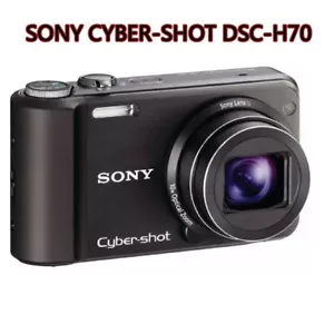 Sony Cyber-shot DSC-H70 16.1MP 10x Optical Zoom Digital Camera- Black - Picture 1 of 6