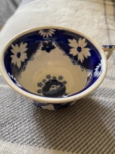 ANTIQUE C.1822 STAFFORDSHIRE HILDITCH & SON BLUE WHITE Eskimo Child EARLY TEACUP - Picture 1 of 19