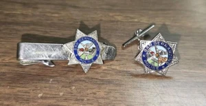 Cravatta e cravatta vintage SAN BERNADINO CALIFORNIA POLIZIA. BELLO. - Foto 1 di 4