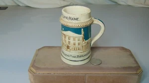 VINTAGE SMALL STEIN SOUVENIR OF PORTLAND MAINE MADE IN GERMANY - Picture 1 of 12