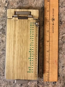 Anfang 50er Jahre Bates Listenfinder Model A Adressbuch - Bild 1 von 5