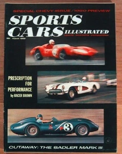 SPORTS CARS ILLUSTRATED 1959 MAR - VETTES, SADLER - Imagen 1 de 1