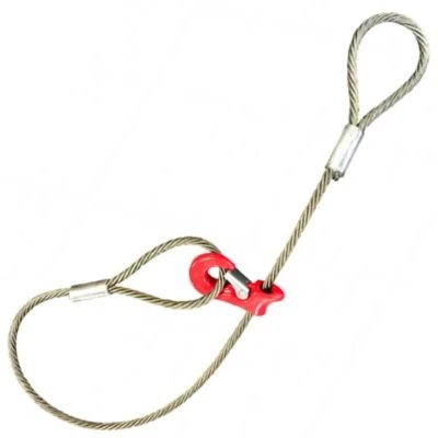 Chokerseil Forstseil Anschlagseil Seil Seilgleithaken Zugseil 11-14mm - Typ SSS - Bild 1 von 3