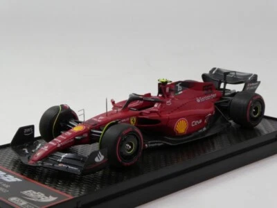 BBR Ferrari F1-75 #55 Carlos Sainz Jr 2nd Bahrain GP 2022 1/43 BBRC275B - Immagine 1 di 2