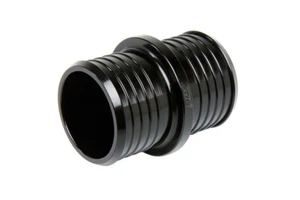 HPS 3/4" Billet 6061 Aluminum Joiner Hose Union Connector Black 1-1/2" Length - Picture 1 of 3