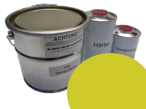 Juego de pintura de coche 2K de 1,75 litros adecuado para VW L11C amarillo brillante punto de pintura vintage - Imagen 1 de 1