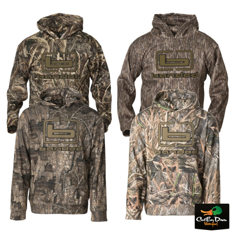 NEW BANDED GEAR b LOGO CAMO HOODIE - B1050007 -  - Image 1 of 1