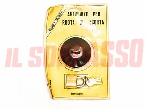 TAPPO ANTIFURTO RUOTA DI SCORTA FIAT 1200 1500 SPIDER 1100 103 D R 124 125 500 G - Picture 1 of 1