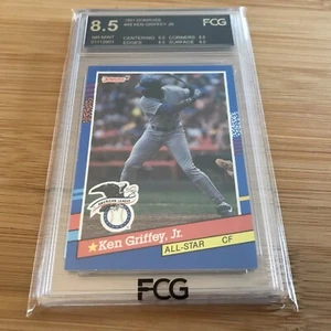 1991 Ken Griffey Jr error card white dot missing graded 8.5 - Picture 1 of 2