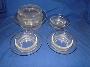 Heller Hellerware Glass Casserole Bakeware 5 pc. Set, Design by L. & M. Vignelli - Picture 1 of 4