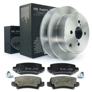 Discos de Freno 258mm Pastillas Completos Trasero para Toyota Corolla E12 Kombi - Imagen 1 de 4
